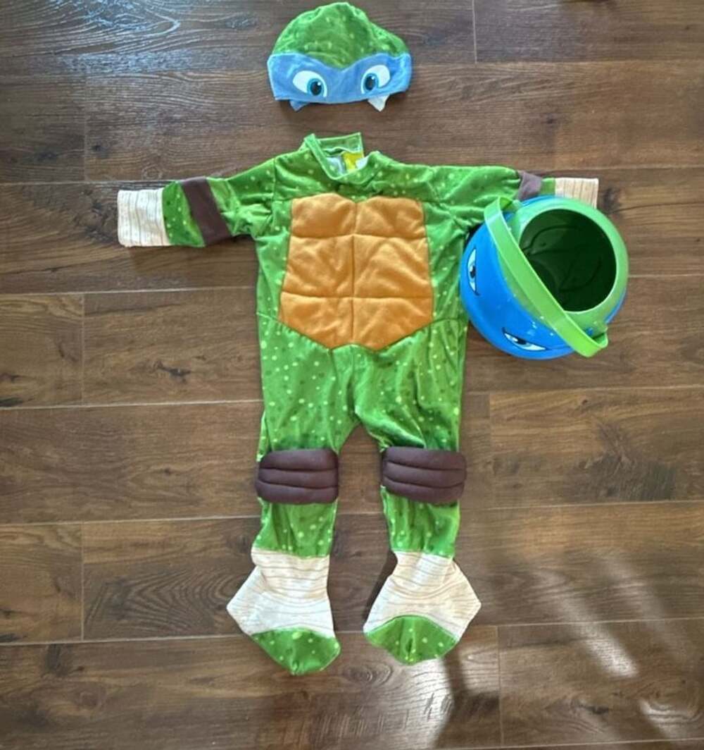 Nickelodeon TMNT Halloween Costume Infant 12-18M Green